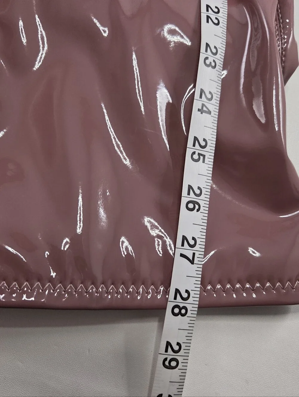Steve Madden VAVA Mauve Patent Thigh High Boots, 6.5